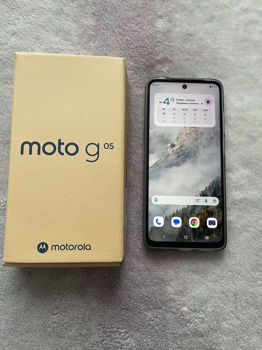 Motorola g05 почти нов, без забележки.