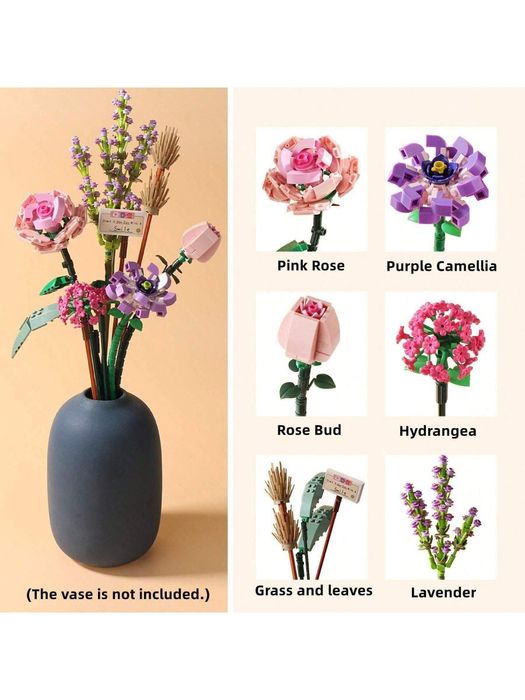 Buchet de flori tip Lego