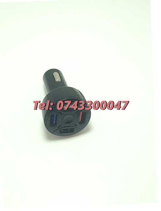 Superfastcharge Incarcator Auto Cu Patru Porturi Usb Partycharge