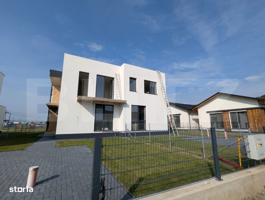 Duplex 129 mp, teren 240 mp,  la 10km de Cluj