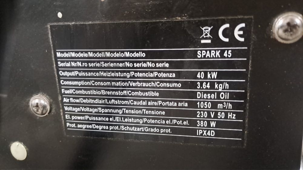 Пушка тепловая дизельная 40kw