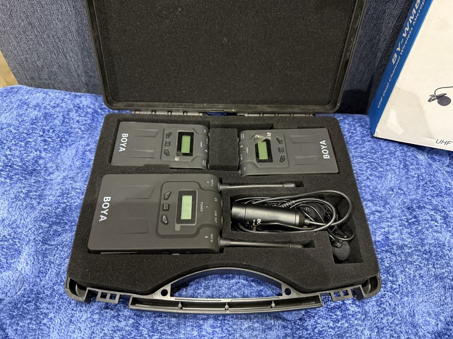 * BOYA комплект беспроводных микрофонов новый не дорого!