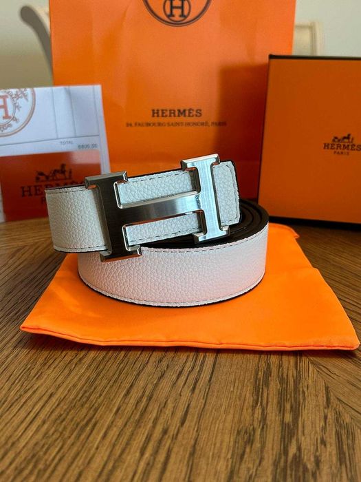 Curea Hermès H Buckle White Edition – Premium Quality