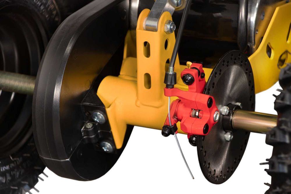 ATV electric NITRO Torino Quad 1000W 36V 12Ah, grafiti yellow