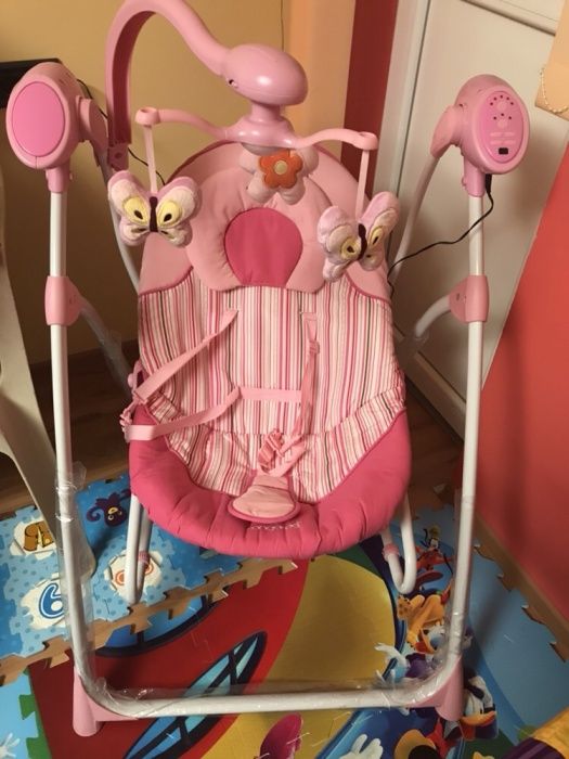 Електрическа люлка и шезлонг 2в1