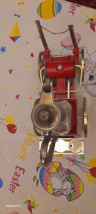 Decantor lichior mașină de pompieri cutie muzicală