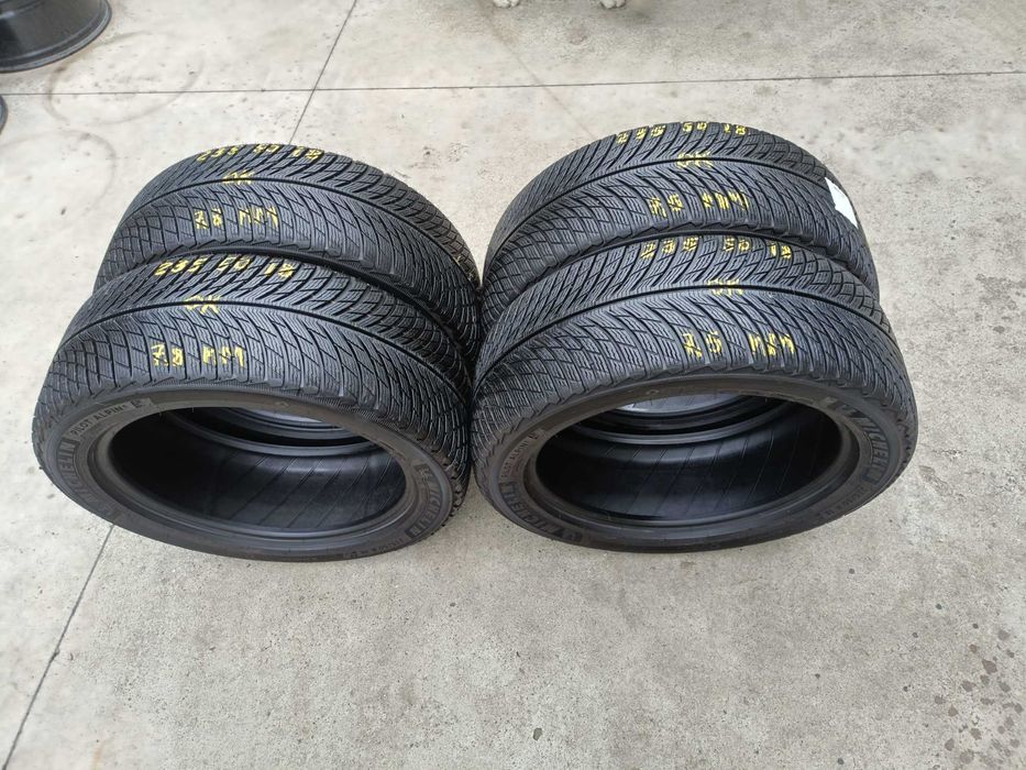 Set 4 anvelope de iarna 235 50 18 michelin pilot alpin 5 profil 7,8 mm