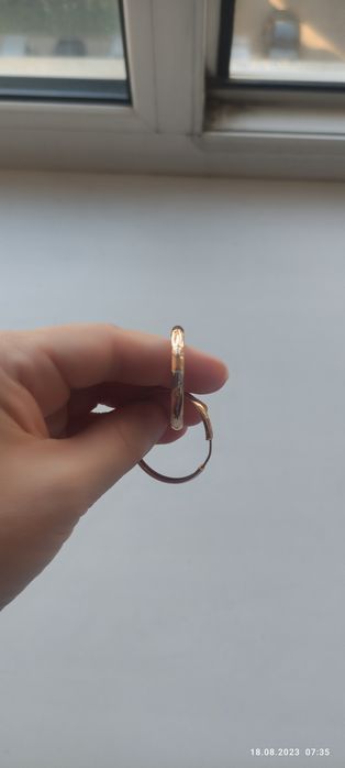 Серьги золото 585