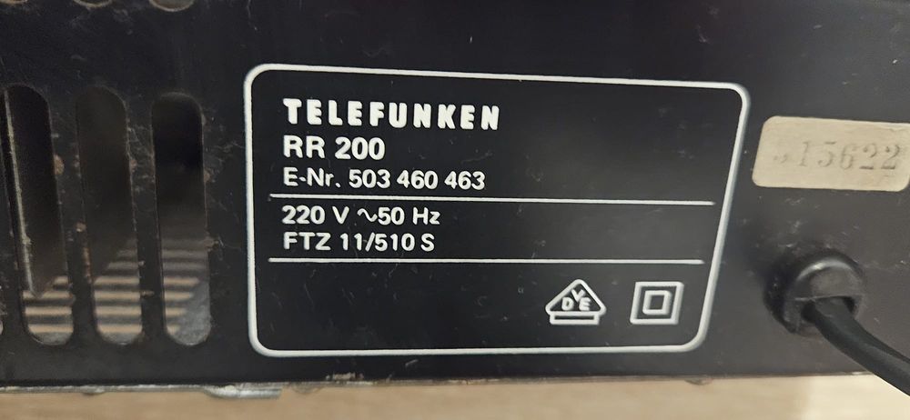 Amplificator telefunken RR-200