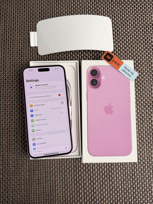 НОВ! /*ЛИЗИНГ*/ iPhone 16 Plus Pink 128Gb Айфон Гаранция
