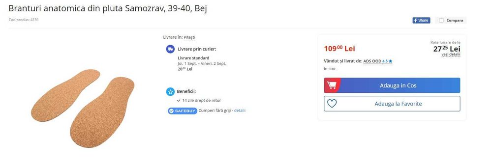 Branturi talpici ortopedice, anatomica spuma pluta absorbant de soc