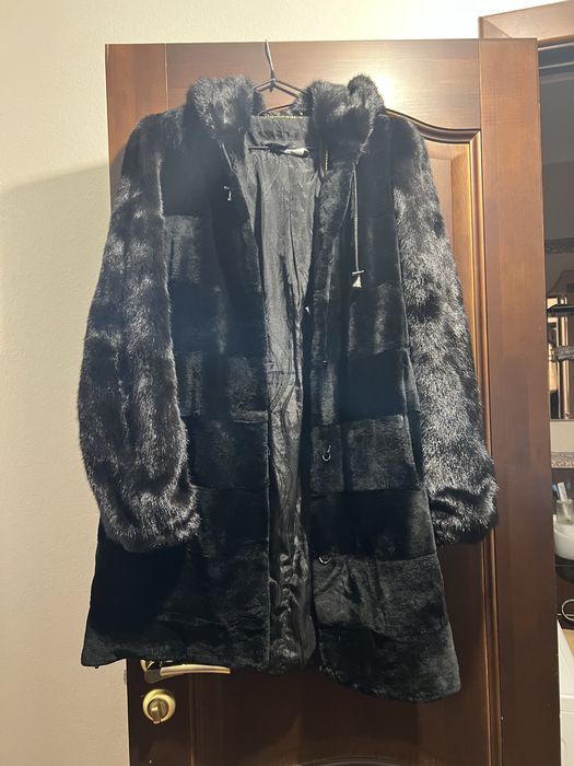 Шуба стриженная норка