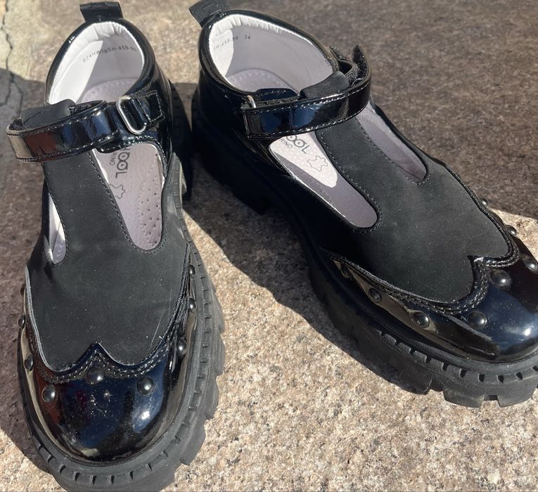 Школьные туфли для девочки 34 размер