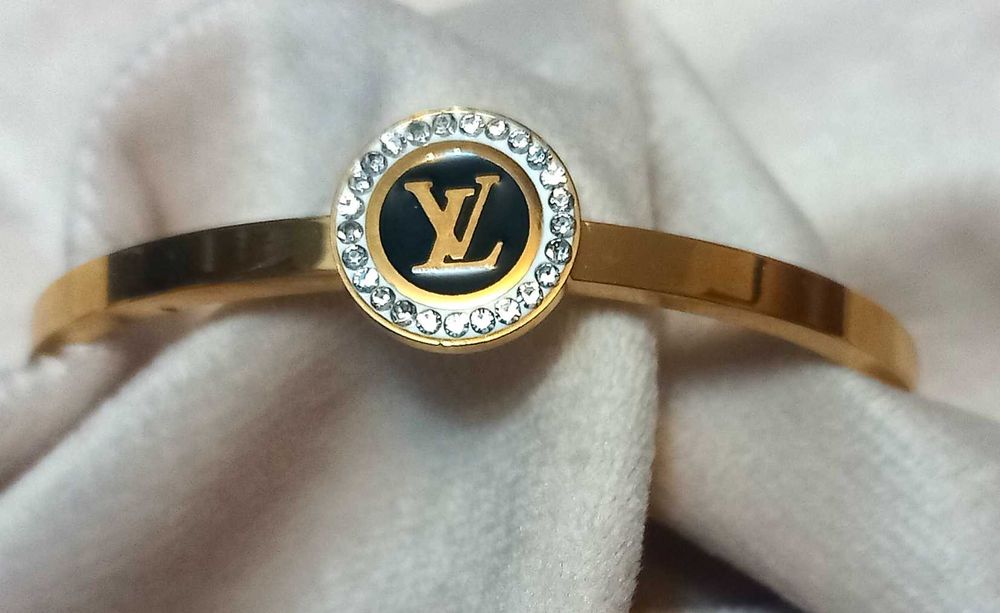 Bratara LOUIS VUITTON / Bratari Tennis  / Bratari leopard Gold