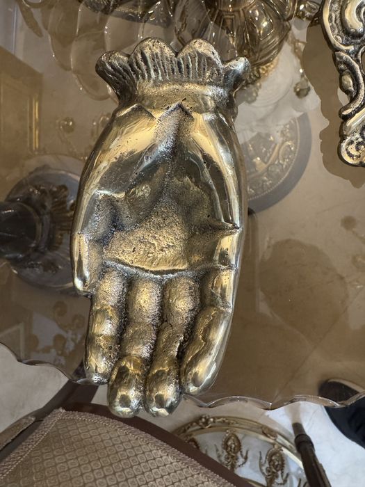 Scrumiera din bronz masiv