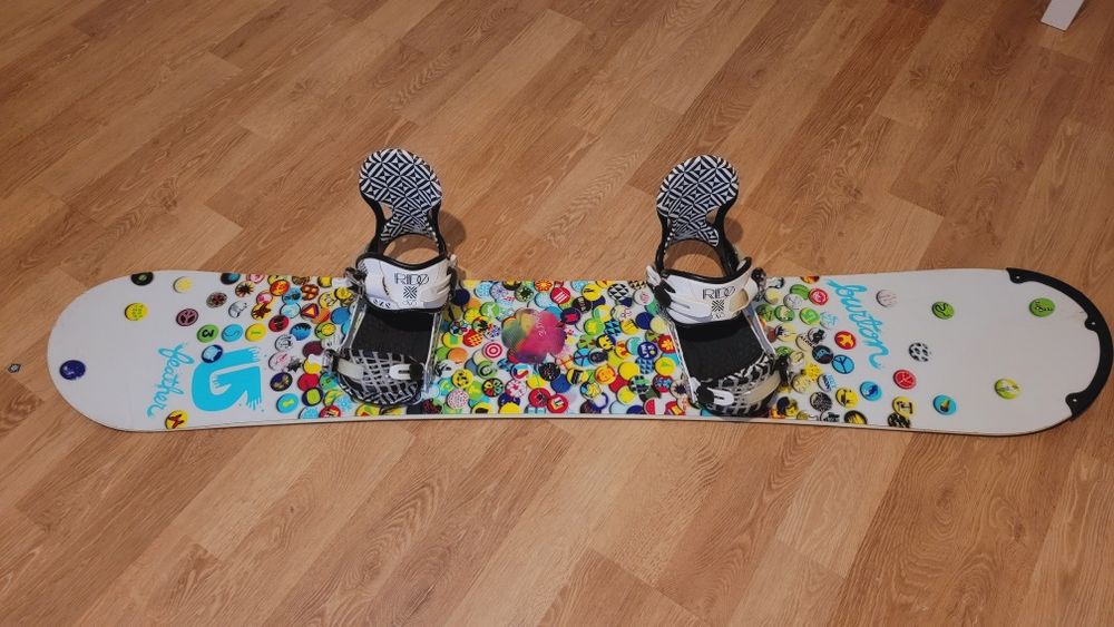 Placa snowboard Burton 153 cu legături Ride