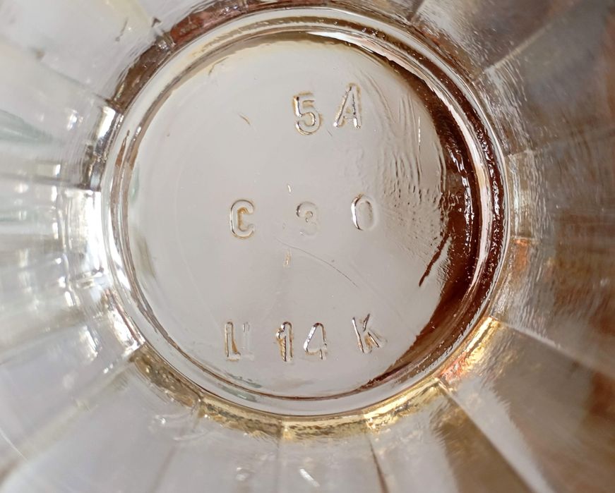 Стаканы гранёные стеклянные. СССР.