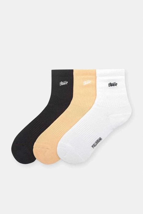 Мъжки чорапи Pull&Bear STWD, 3 бр, 78% памук, 43-46
