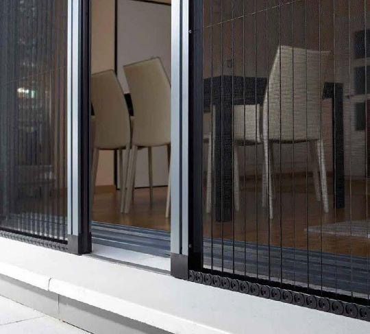 Раздвижные маскитные сетки плиссе