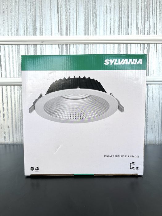 Lot Spoturi Industriale Sylvania Insaver Slim UGR19 IP44 205 2300lm