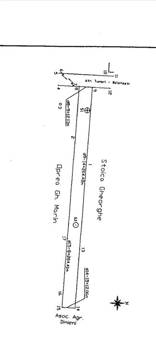 Teren de vanzare in dimieni if 2400 mp