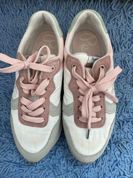 Дамски маратонки PEPE JEANS – оригинални, със следи от употреба