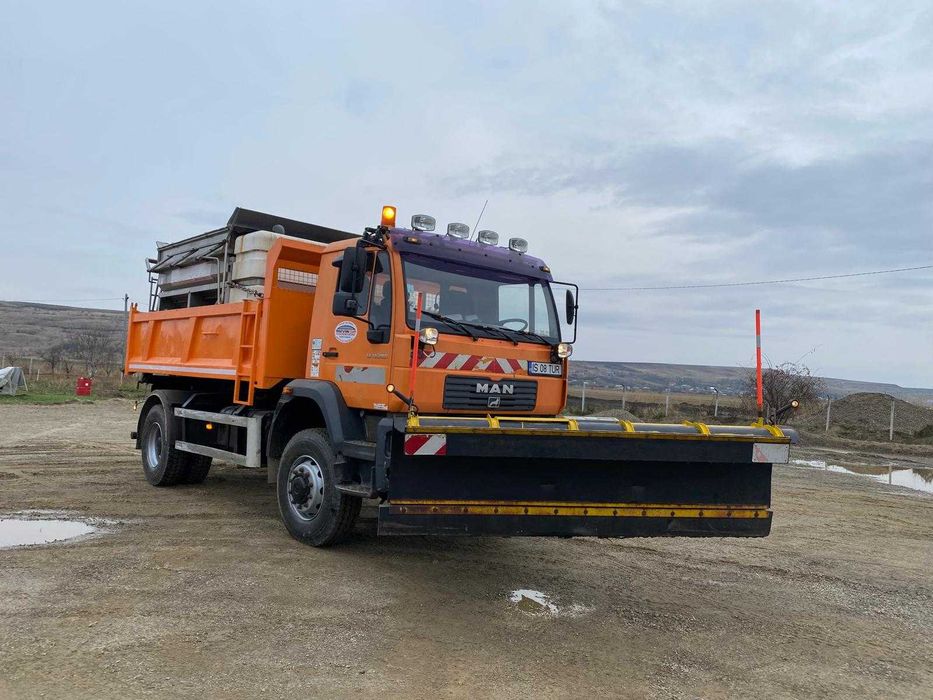 MAN LE 18.280 4x4 Basculanta 2004 – 262.500 KM Certificati – Lama Sararita