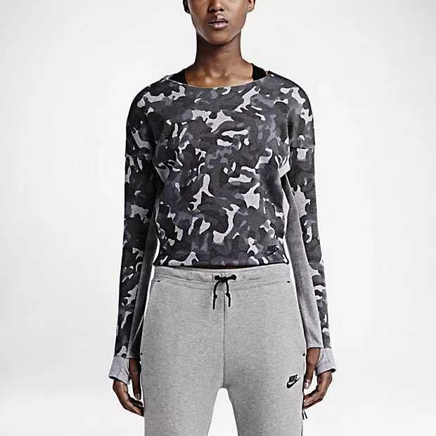 Найк Nike Tech Fleece женска спортна блуза фланела размер М