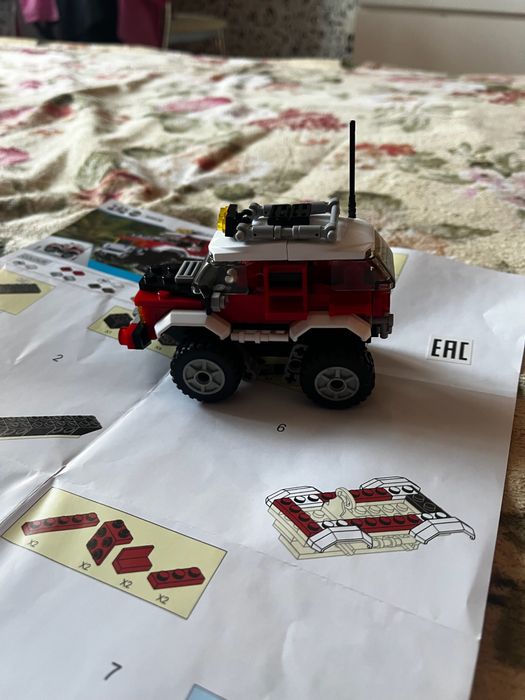 Лего лесной трактор