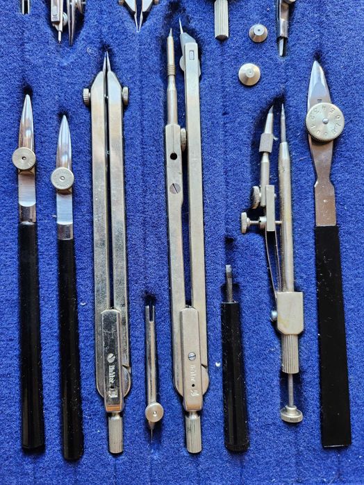 рапидографи Rotring Isograph и Centropen, пергели Orig.Richter de Luxe