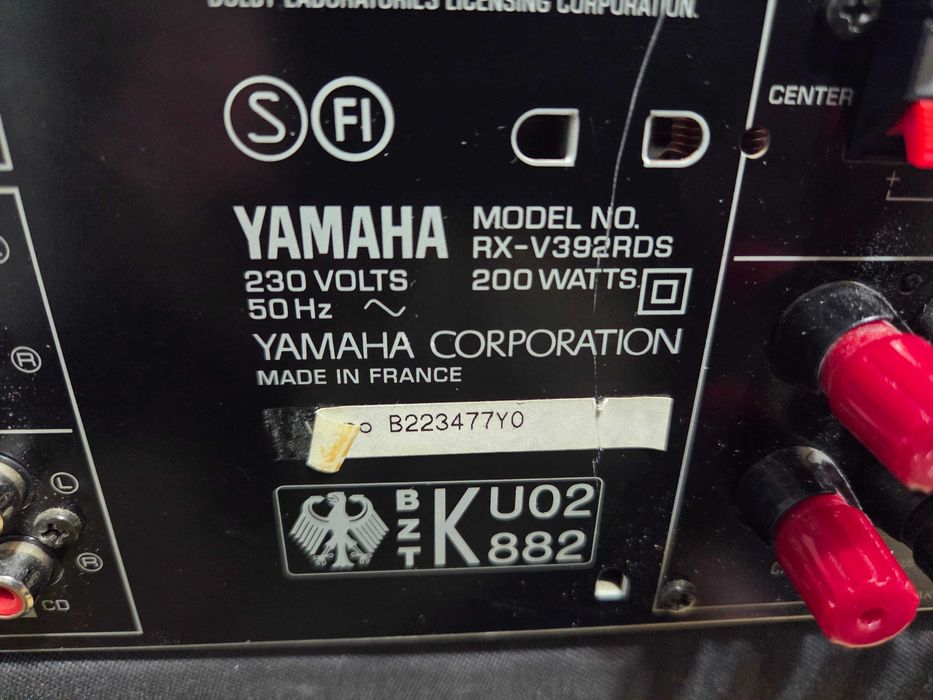 Amplificator Audio Yamaha RX-V392 Statie Audio Amplituner