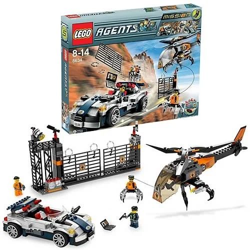 LEGO 8634 Agents Преследване с турбокола Agents Turbocar Chase Lego City Lego Police Agents