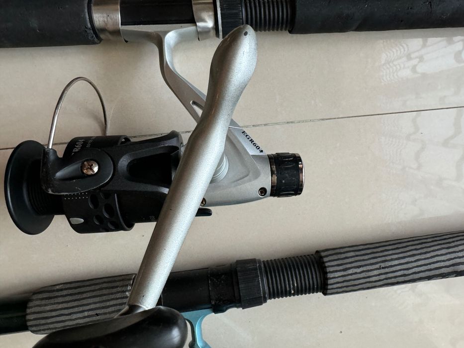 Въдици комплект за дъно и плувка с 5 макари | Fishing rods