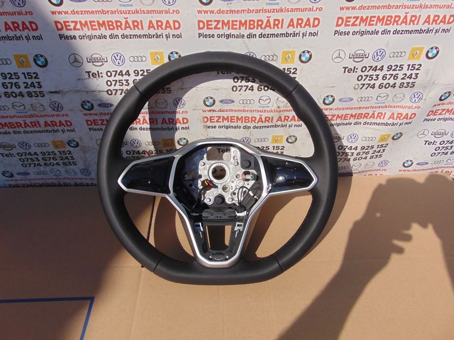 Volan piele cu comenzi touch VW Golf 8 Polo ID 3 Id4 t cross passat b8 cod 6380998