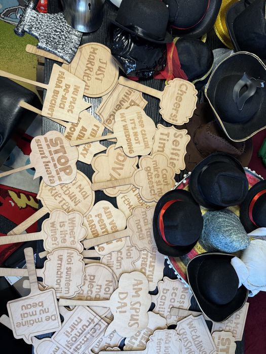 Cabina foto, video 360, fum greu, baloane cu fum