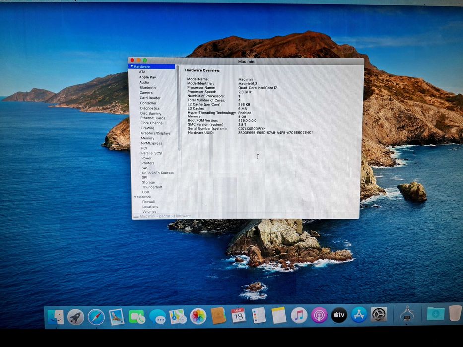 Apple Mac mini i7 8gb ram
