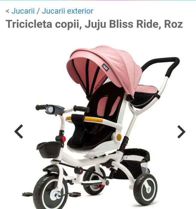 Tricicleta Juju Bliss Ride roz
