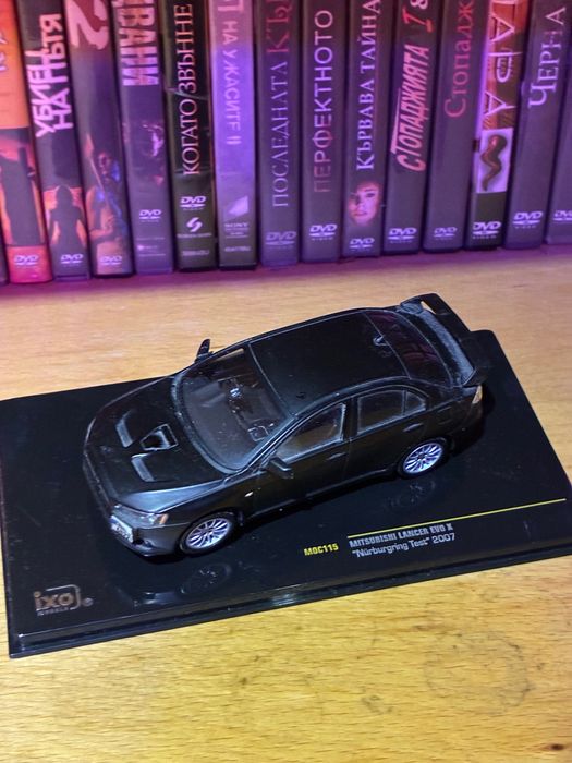 Количка-играчка Митсубиши Ево 10