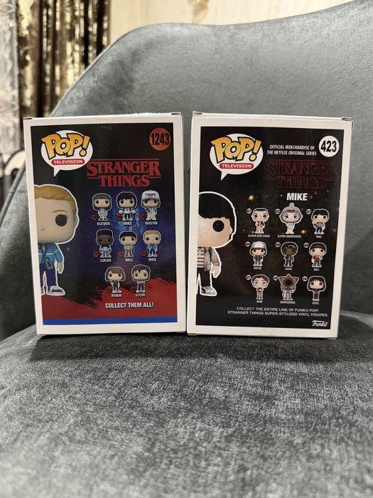 продам фигурки funko pop «stranger things» Max and Mike