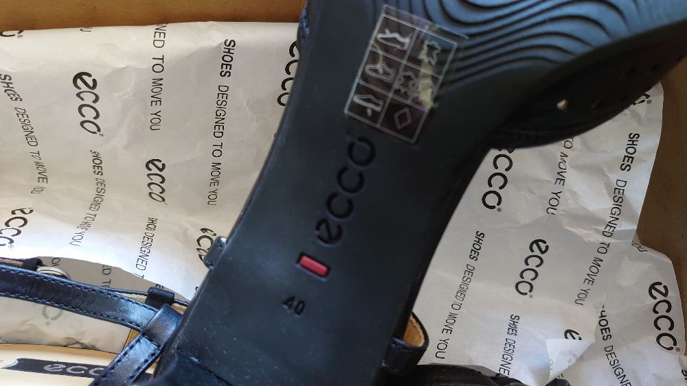 Дамски сандали ECCO 40 номер черни