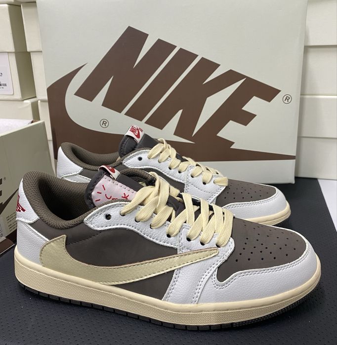 Mocha Jordan 1 Retro Low OG SP Travis Scott Reverse Mocha - Made Vietnam -