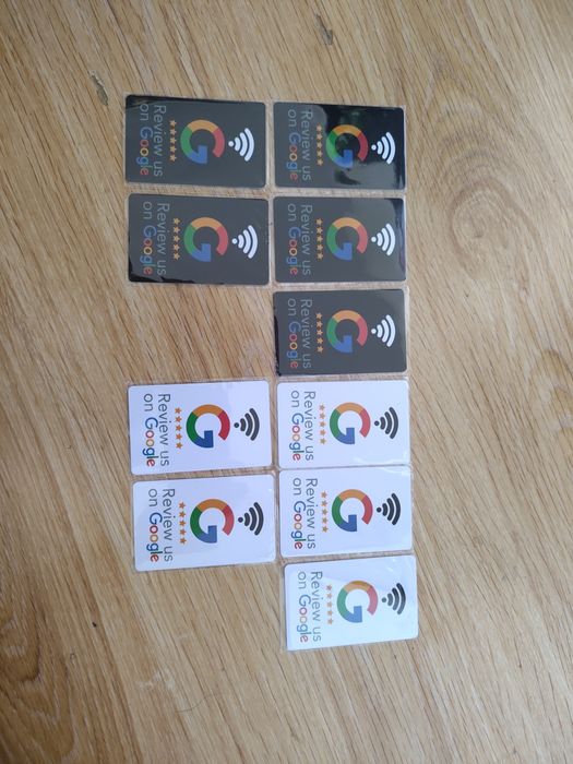 NFC Гугъл карти за отзив програмируеми review card