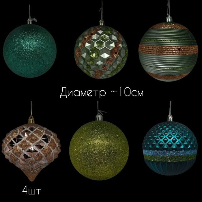 Пакет елочных игрушек в отличном состоянии