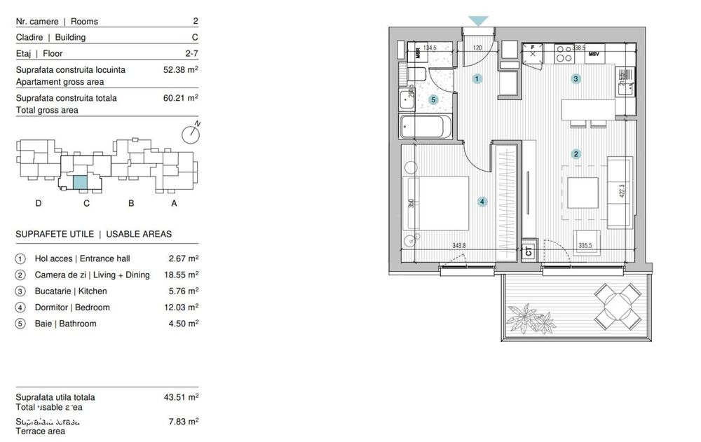 NOU Proprietar | TVA incl | 2 cam Baneasa | Pta Presei Mobilat Utilat