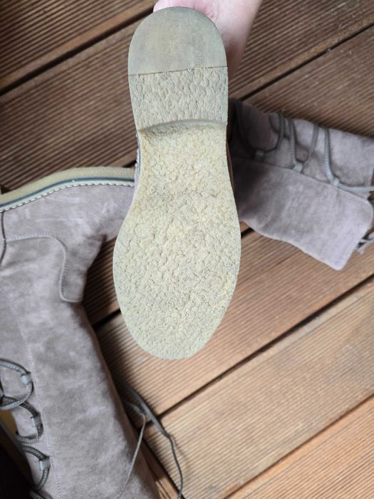 Дамски сиви ботуши, номер 36