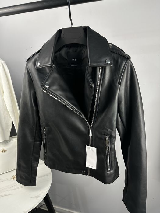 MANGO дамско кожено яке