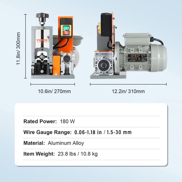 Masina Automata Decojire Cabluri,1.5-30mm,180W,18.3m/min