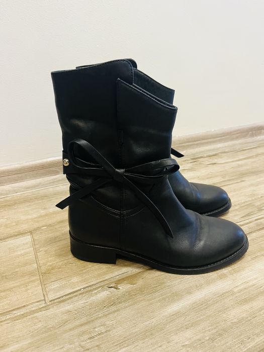 Дамски боти естествена кожа