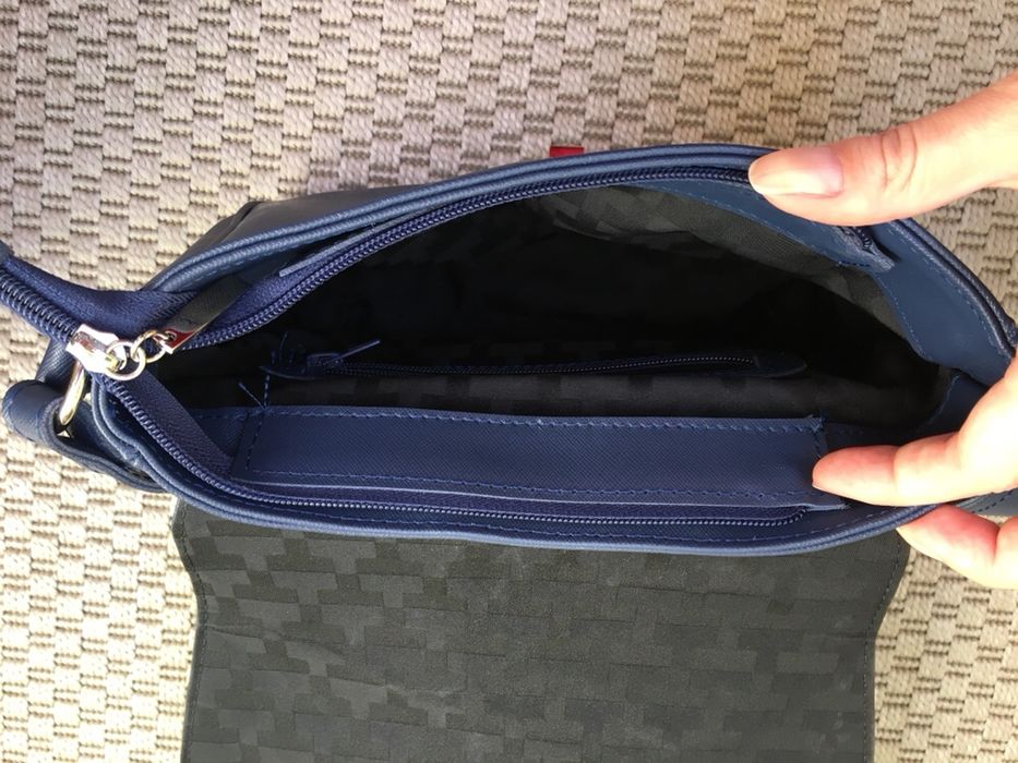 Geanta piele naturala saffiano, Noua