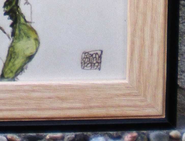 Reproducere lucrare Egon Schiele_“Case cu rufe la uscat”